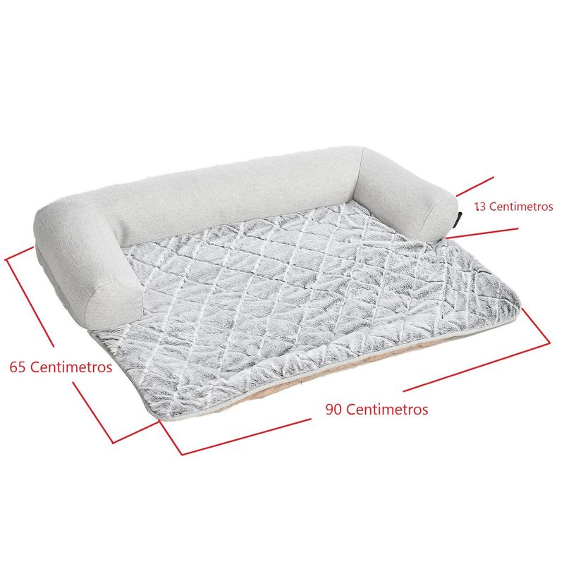GENERICO - Colchoneta  ultra suave Pet's fun Cama para Perro L