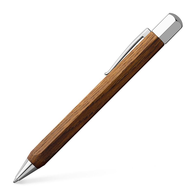 FABER-CASTELL - Bolígrafo Ondoro Roble Ahumado Faber-Castell