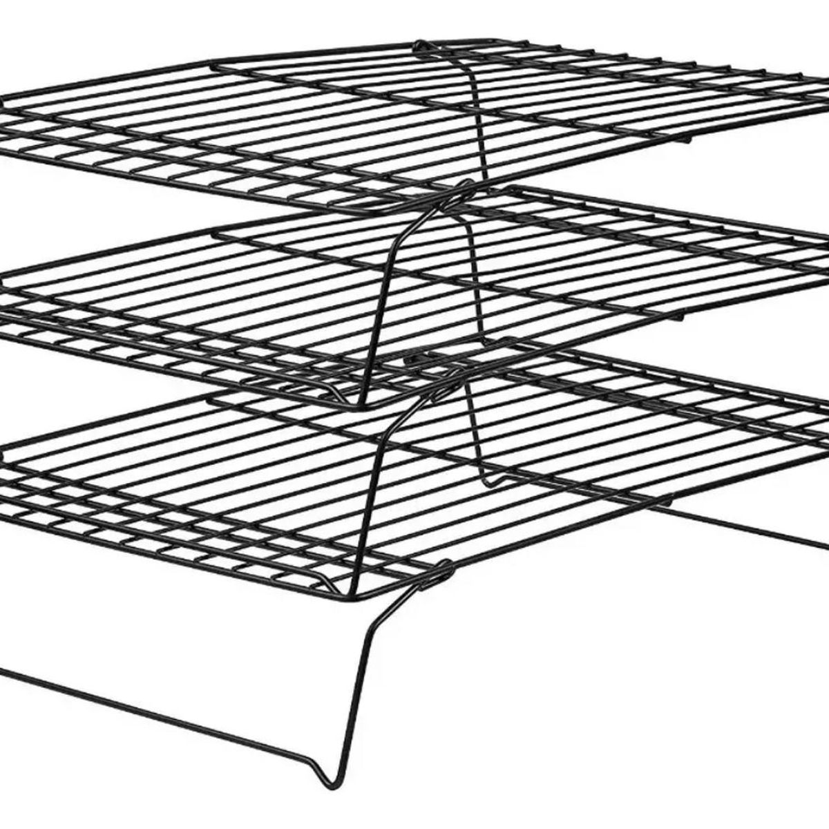 IMPORTCLICK - Rejillas 3 Niveles Galleta Pan Alimentos Acero Inoxidable 40x24.7 CM