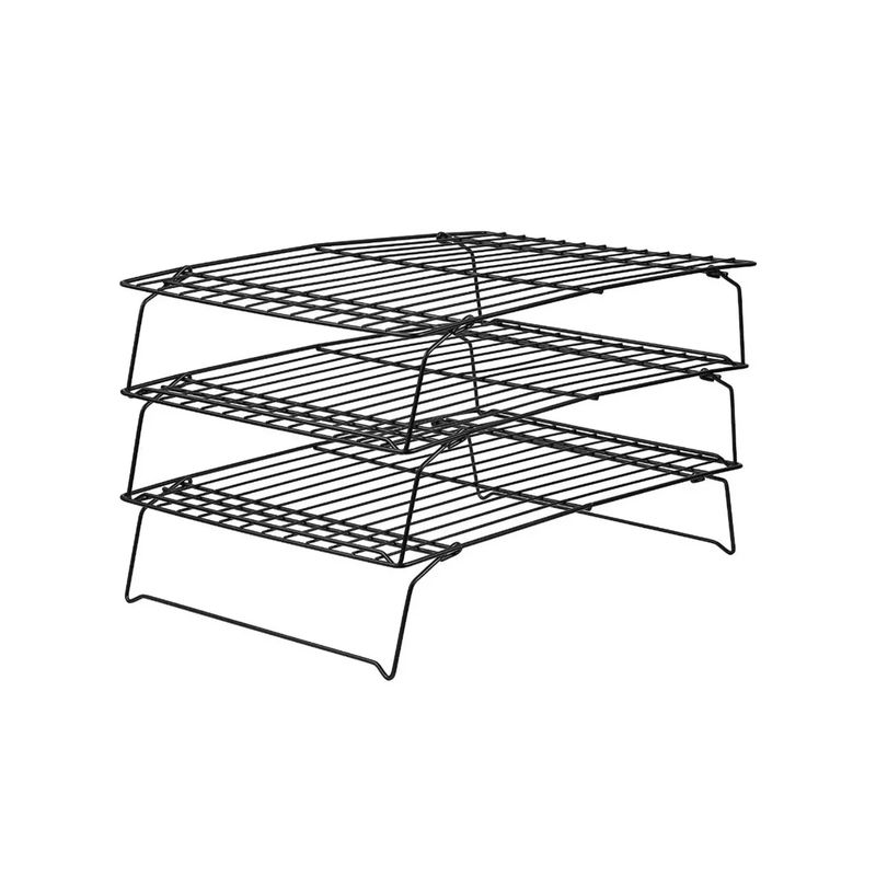 IMPORTCLICK - Rejillas 3 Niveles Galleta Pan Alimentos Acero Inoxidable 40x24.7 CM