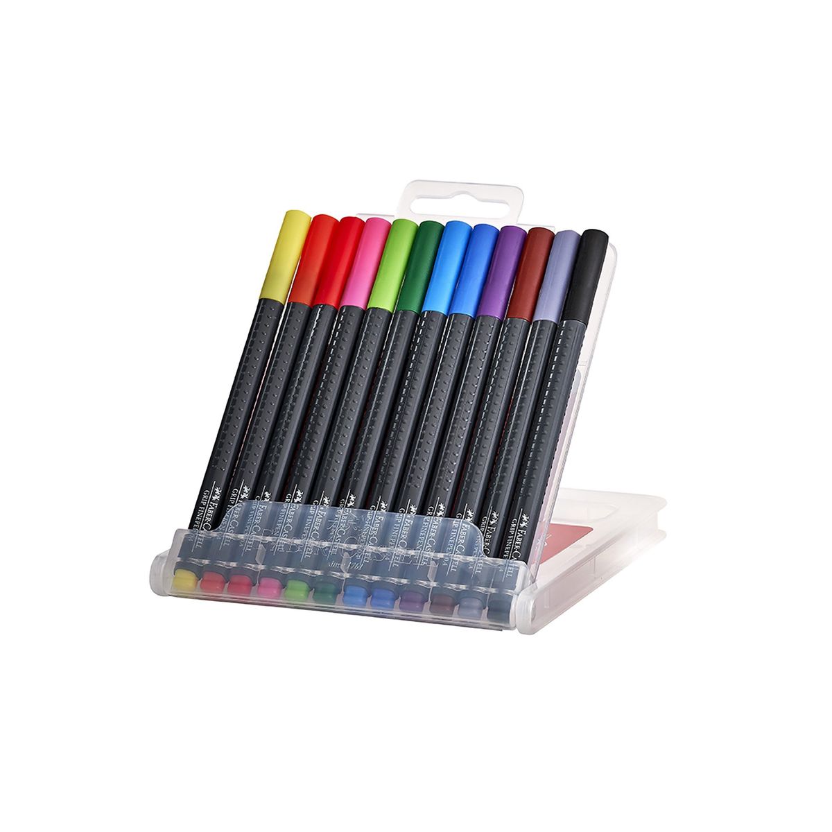 FABER-CASTELL - Lápices Tiralíneas Grip Finepen Faber-Castell x12 Colores