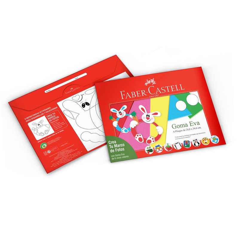 FABER-CASTELL - Estuche Goma Eva Faber-Castell