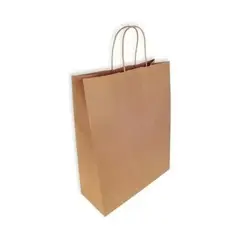 GENERICO - Bolsa De Papel Kraft 30x12x41 25 Unidades