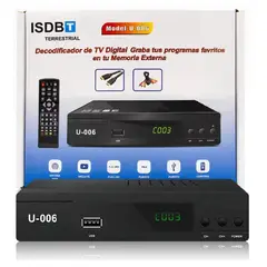 GENERICO - Sintonizador Digital Televisores Lcd Led plasma y tubo Decodificador