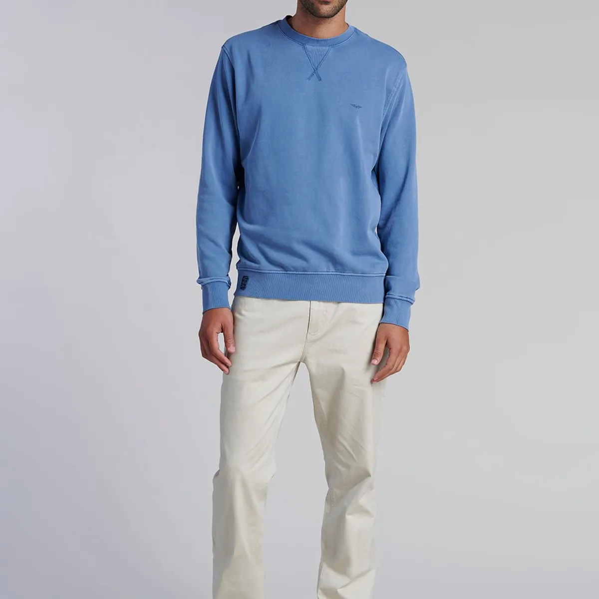 FEROUCH - Poleron Crew Neck Anaheim Celeste Ferouch