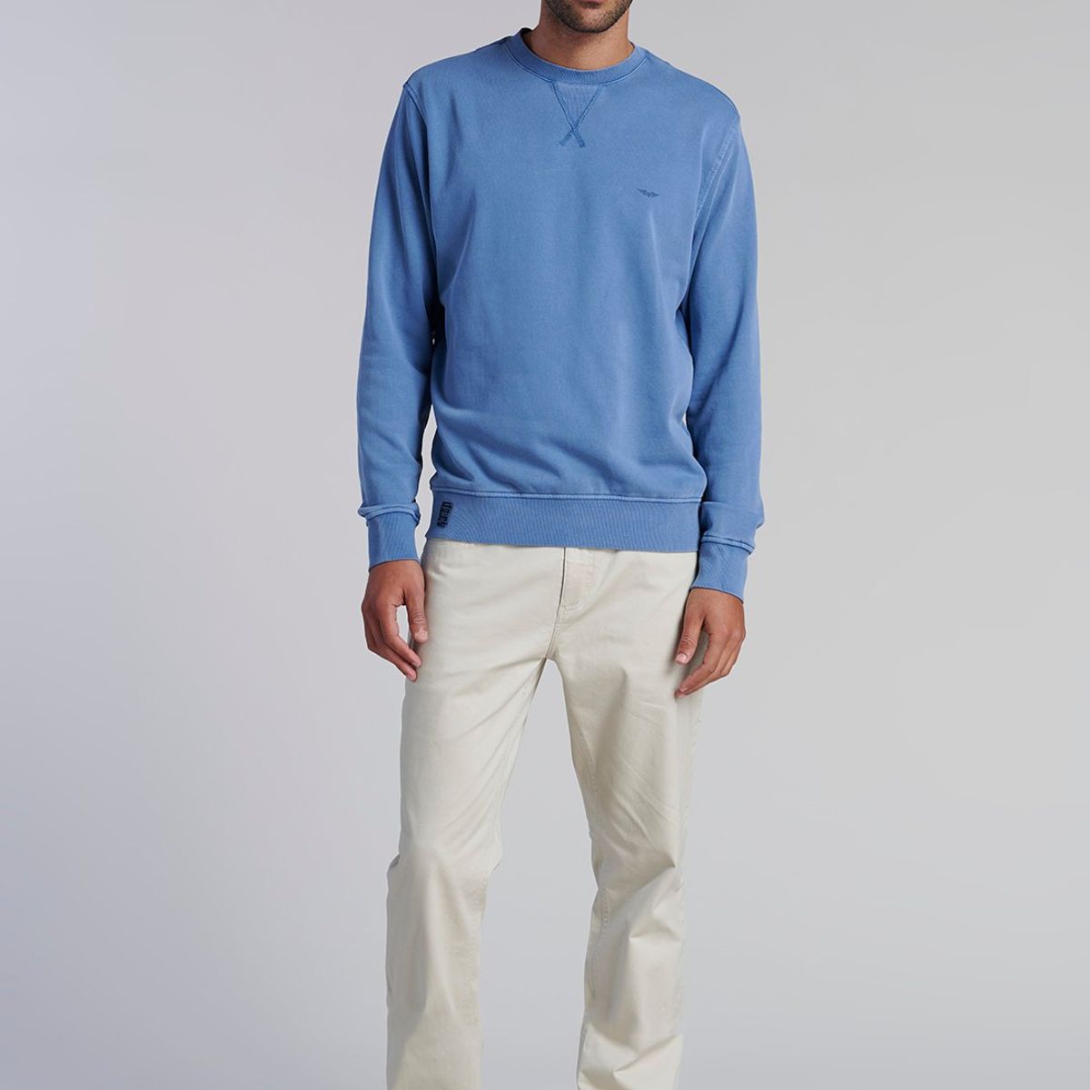 FEROUCH - Poleron Crew Neck Anaheim Celeste Ferouch