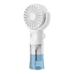 GENERICO - Mini Ventilador Portátil Usb Recargable Ventilador Spray Blanco