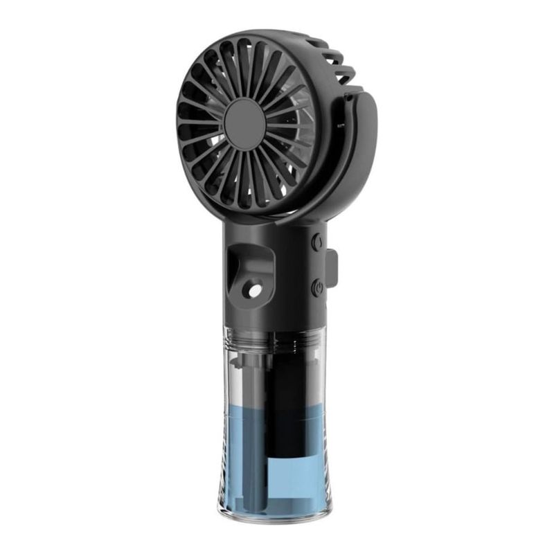 GENERICO - Mini Ventilador Portátil Usb Recargable Ventilador Spray Negro