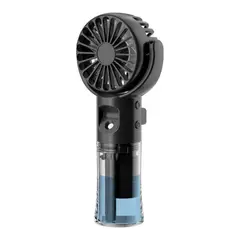 GENERICO - Mini Ventilador Portátil Usb Recargable Ventilador Spray Negro