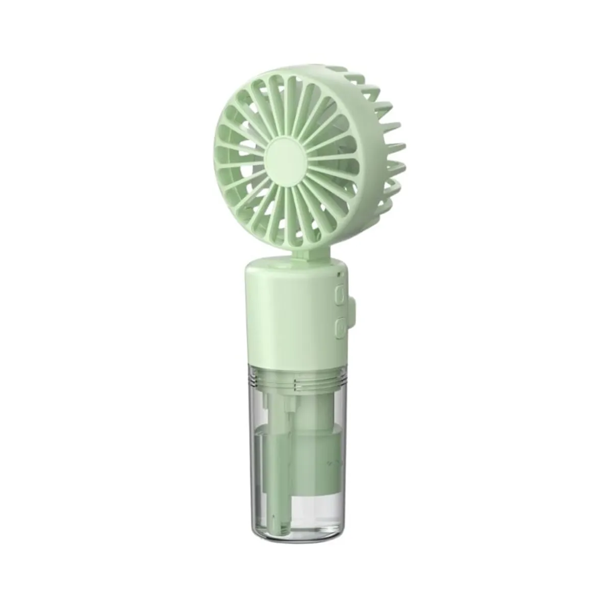 GENERICO - Mini Ventilador Portátil Usb Recargable Ventilador Spray Verde