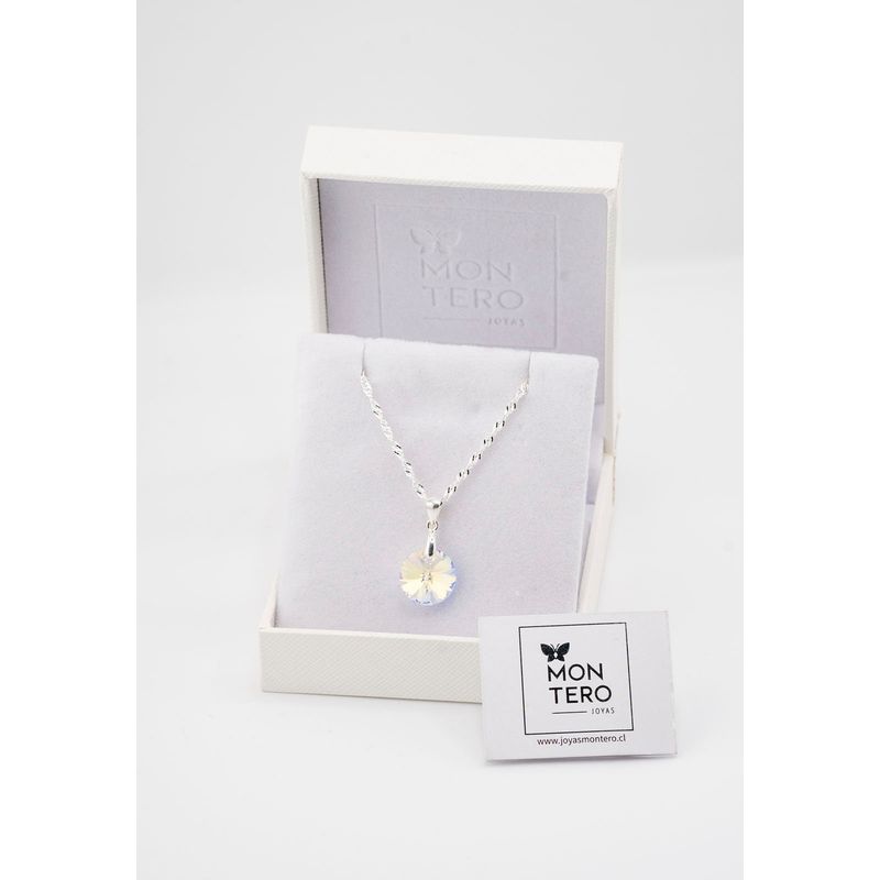 JOYAS MONTERO - Collar Paris Cristal Genuino Aurora Boreal