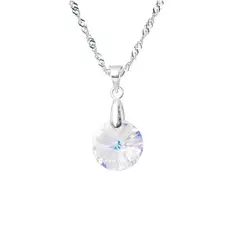 JOYAS MONTERO - Collar Paris Cristal Genuino Aurora Boreal