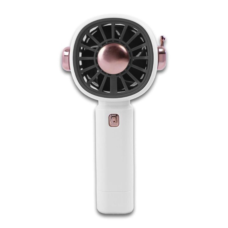 GENERICO - Mini Ventilador Recargable Usb De Mano Portátil Blanco