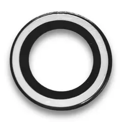 GENERICO - Protector de cámara modelo Neón para iPhone 11-11pro-11promax Blanco