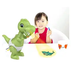GENERICO - Juguete de proyector de rastro y dibujo de dinosaurio