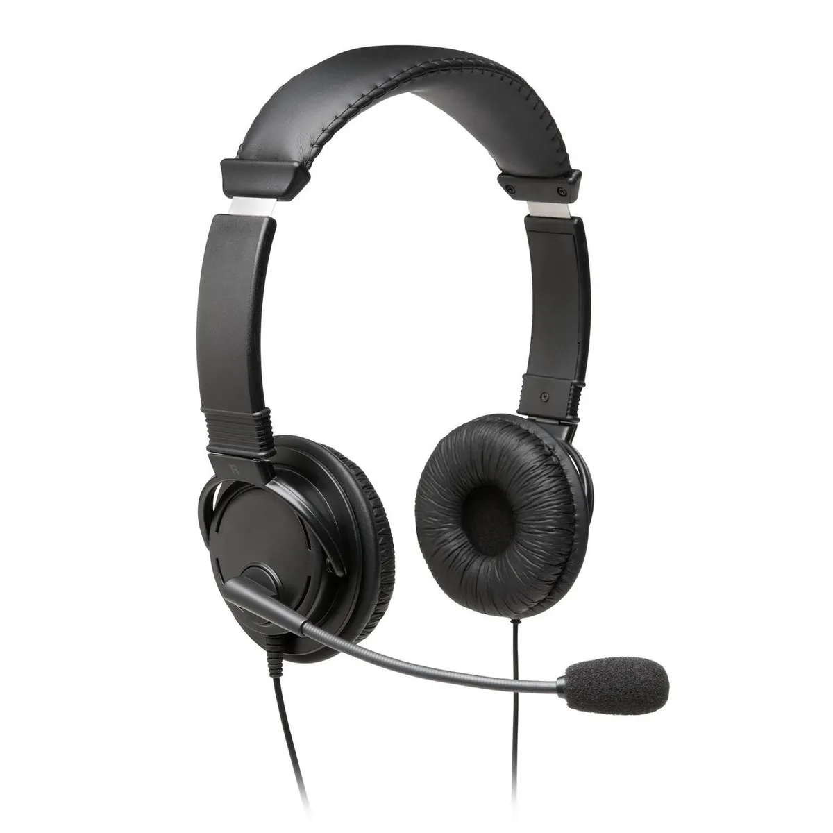 KENSINGTON - Audífonos Diadema c/Micrófono Fit K97603 Alámbrico Negro