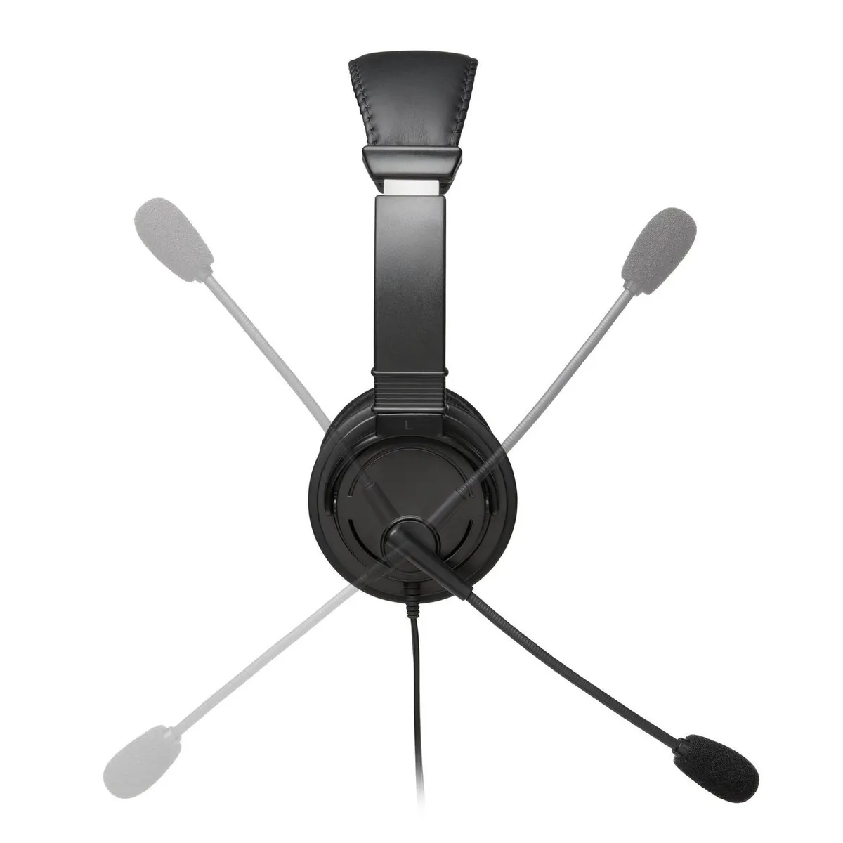 KENSINGTON - Audífonos Diadema c/Micrófono Fit K97603 Alámbrico Negro