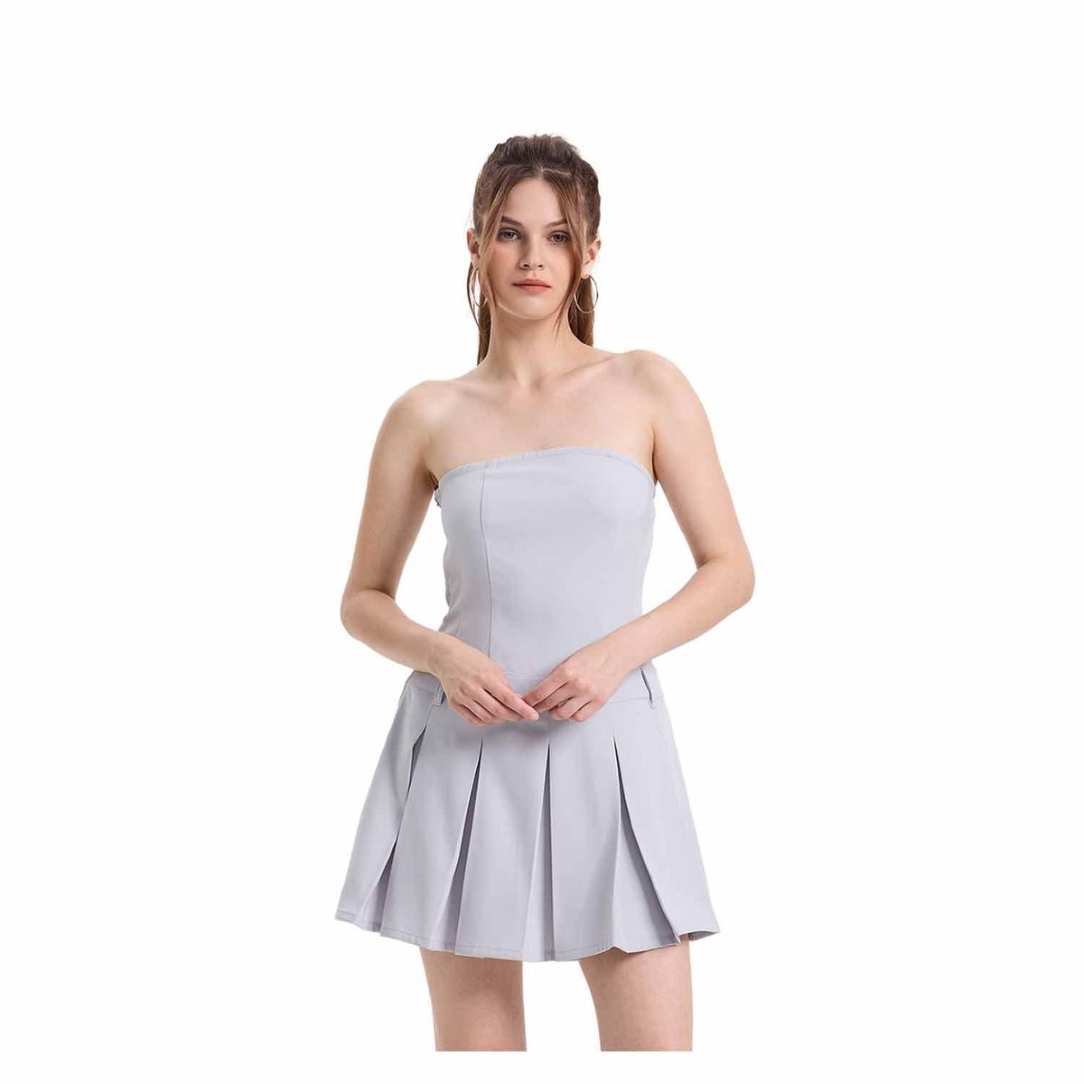 FASHION'S PARK - Vestido Mujer Sastrero Gris Fashion's Park