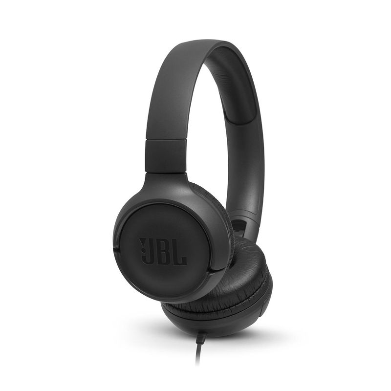 JBL - Audífonos Diadema c/Micrófono JBL Tune 500 Alámbrico Negro.