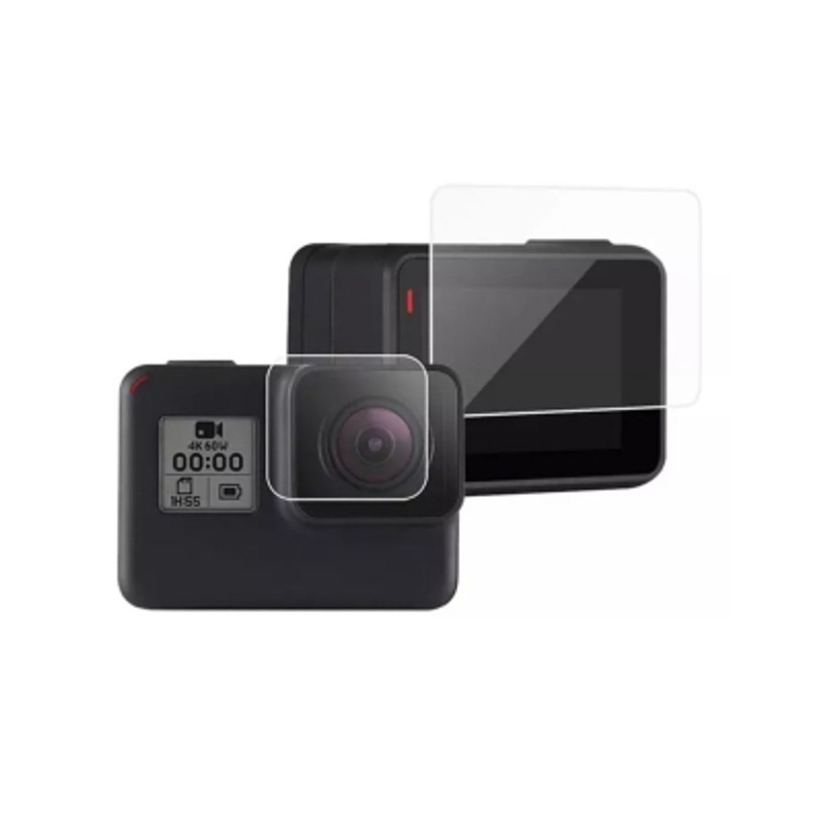 GENERICO - Set De Láminas Protectoras De Pantallas Y Lente Gopro Hero 8