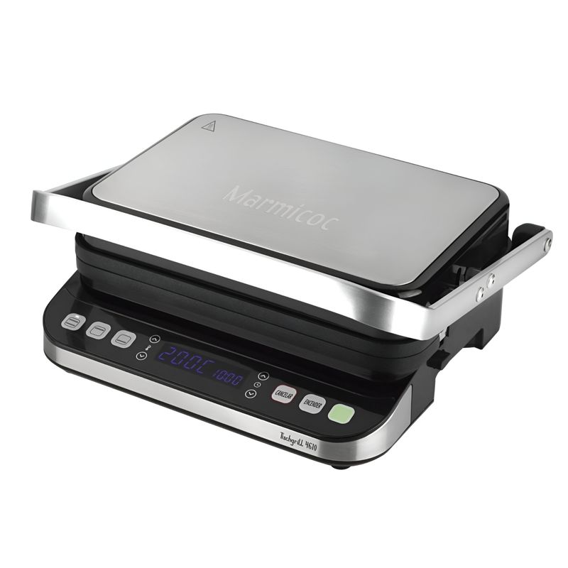 MARMICOC - Panini Grill Profesional Marmicoc 4610 INOX Display Digital - Plateado