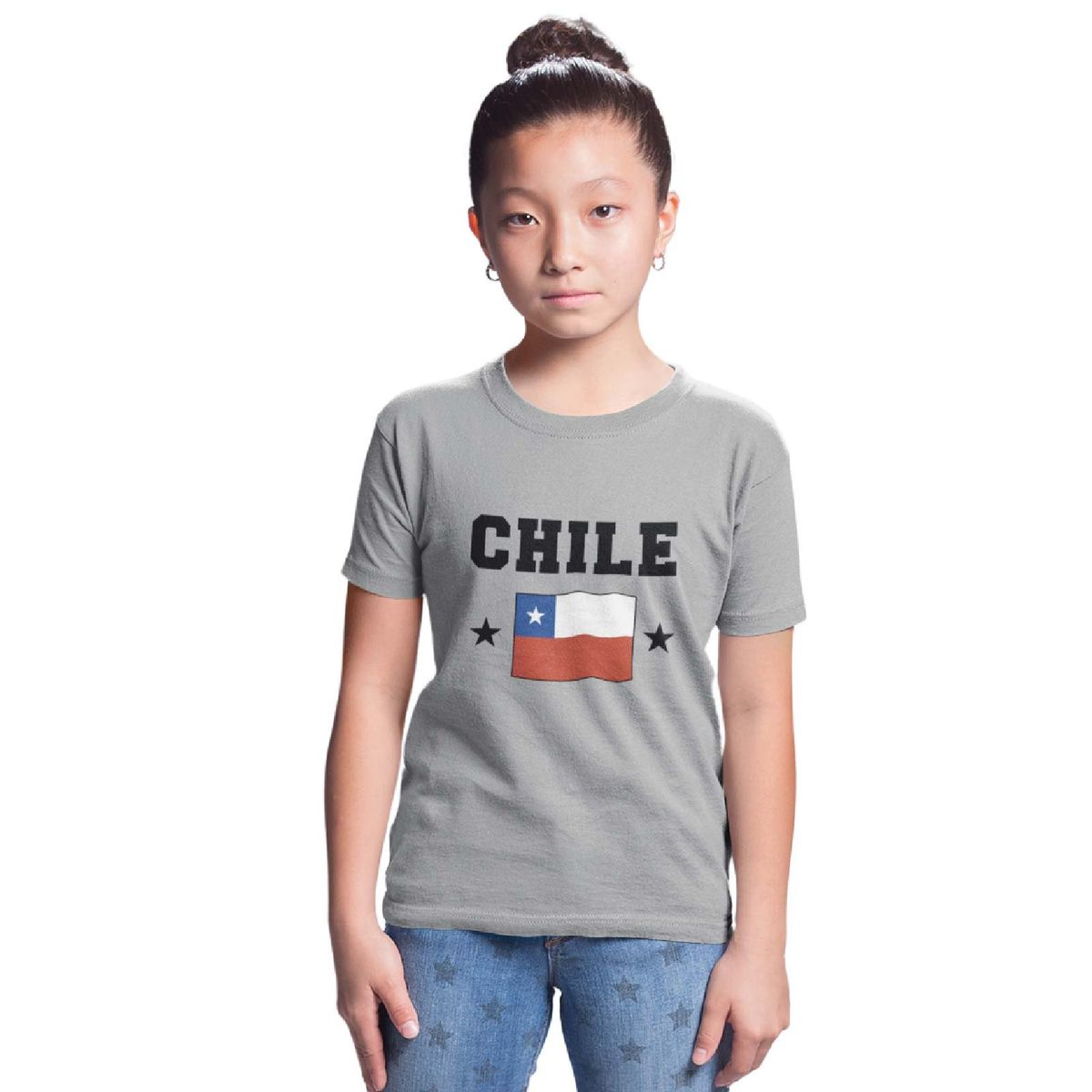 GENERICO - POLERA NIÑA FIESTAS PATRIAS CHILE BANDERA