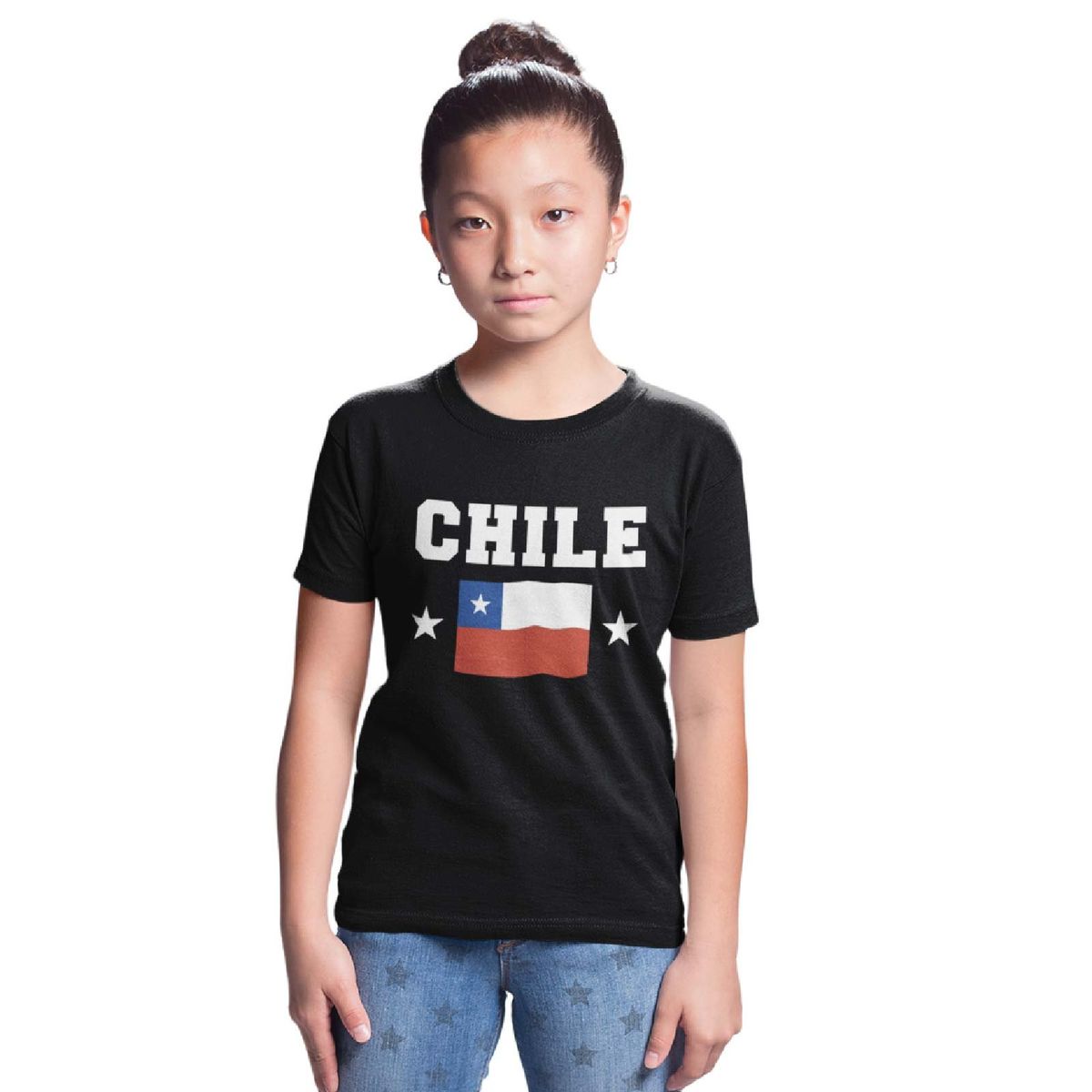 GENERICO - POLERA NIÑA FIESTAS PATRIAS CHILE BANDERA