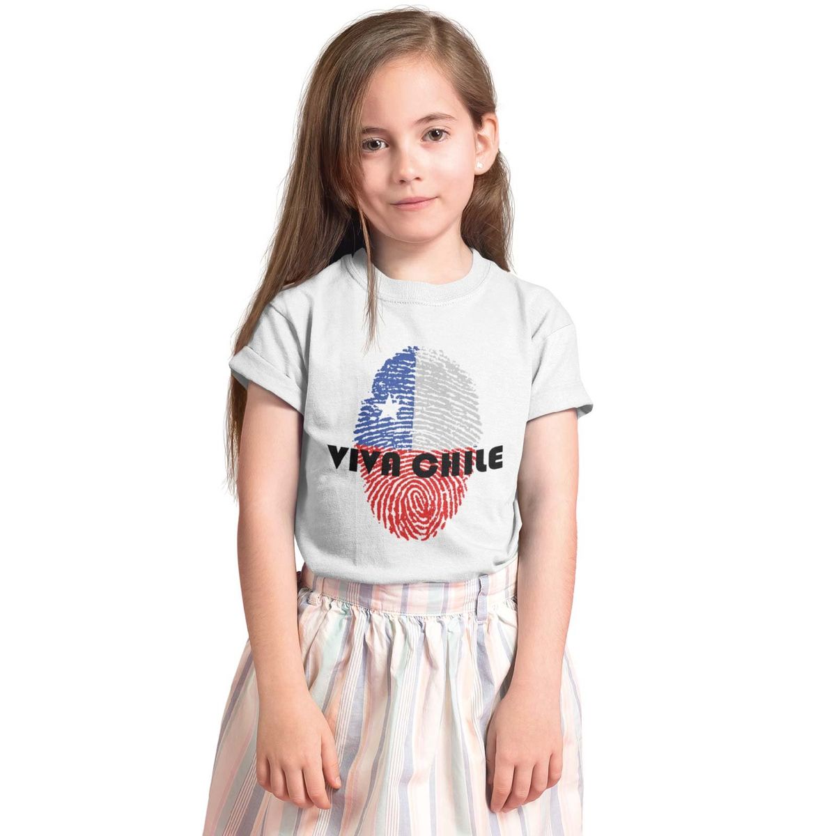 GENERICO - POLERA NIÑA FIESTAS PATRIAS HUELLA