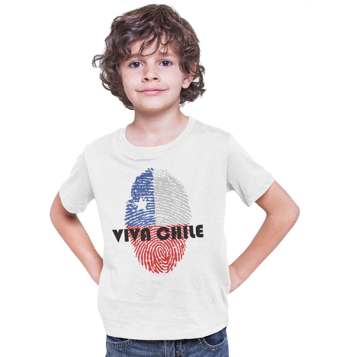 GENERICO - POLERA NIÑO FIESTAS PATRIAS HUELLA