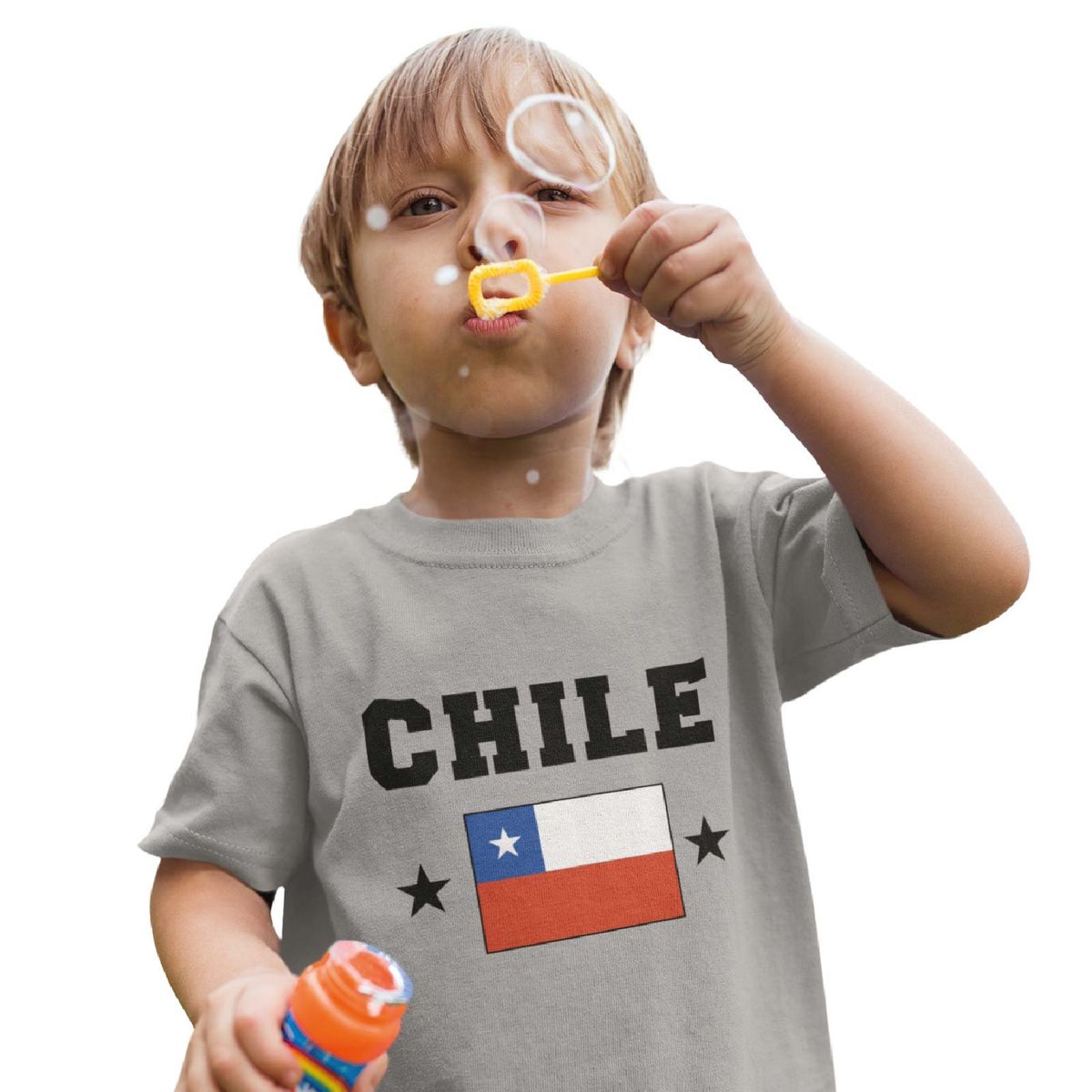 GENERICO - POLERA NIÑO FIESTAS PATRIAS CHILE BANDERA