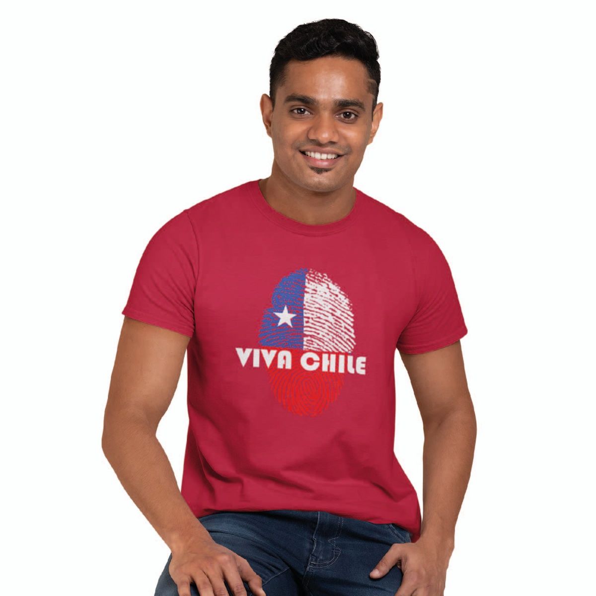 GENERICO - POLERAS HOMBRES FIESTAS PATRIAS VIVA CHILE
