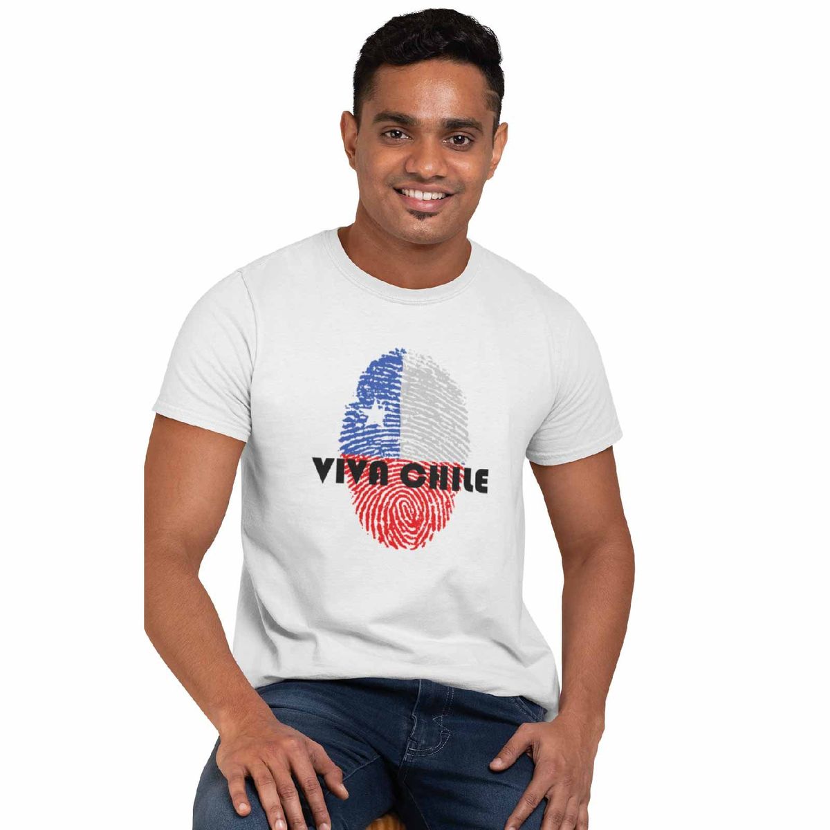 GENERICO - POLERAS HOMBRES FIESTAS PATRIAS VIVA CHILE