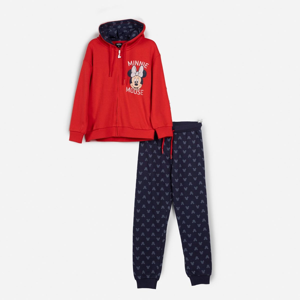 DISNEY - Buzo Niña Minnie Mouse Caritas Rojo Disney