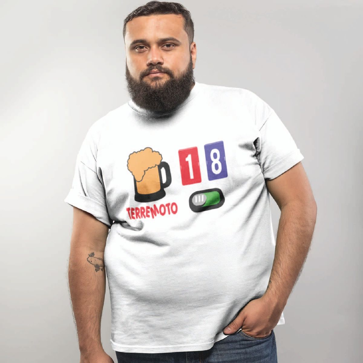 GENERICO - POLERAS HOMBRES FIESTAS PATRIAS TERREMOTO