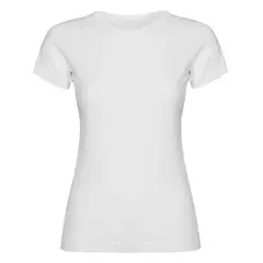 ANDESLAND OUTDOOR APPAREL - Polera Manga Corta 100% Algodón Blanco Mujer