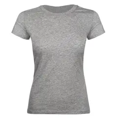 ANDESLAND OUTDOOR APPAREL - Polera Algodón Manga Corta Velox Pro Gris Mujer_.