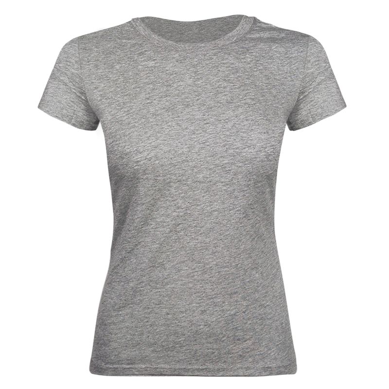 ANDESLAND OUTDOOR APPAREL - Polera Algodón Manga Corta Velox Pro Gris Mujer