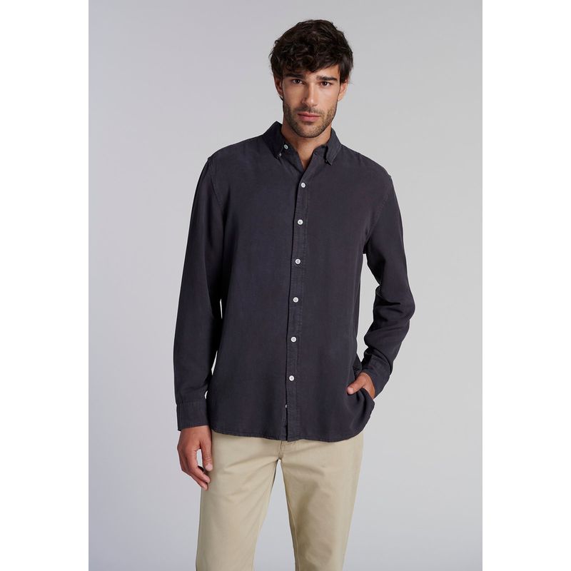 FEROUCH - Camisa Miami Sport Lyocell Fj Negro Ferouch