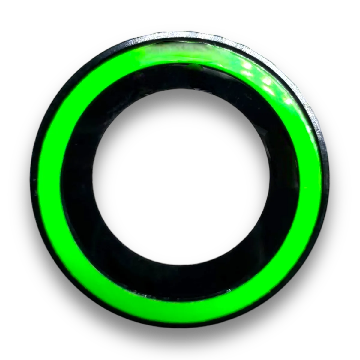 GENERICO - Protector de cámara modelo Neón para iPhone 12-12mini-12pro Verde