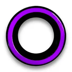 GENERICO - Protector de cámara modelo Neón para iPhone 11-11pro-11promax Morado