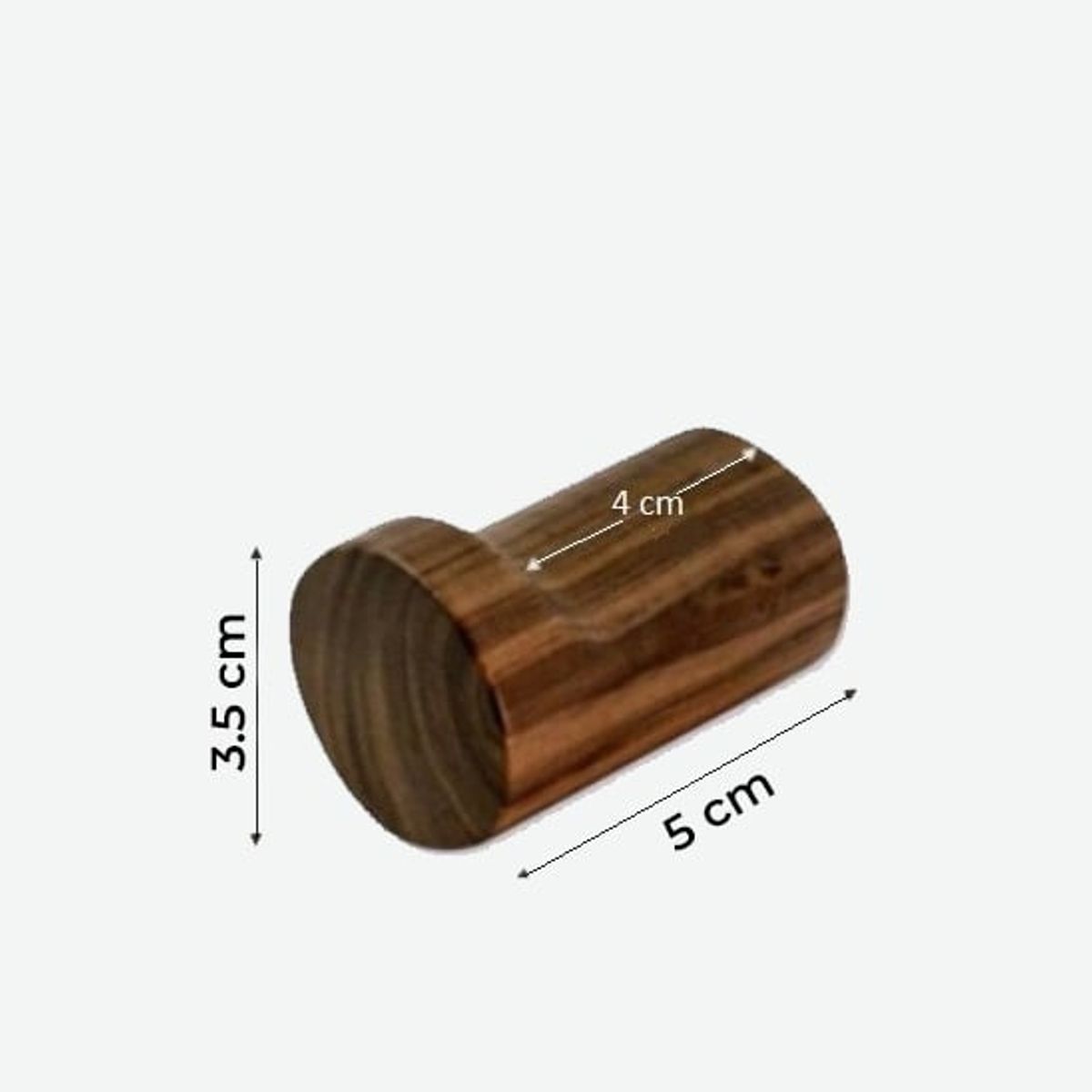 WW DESIGN - Pack 4 Percheros de Madera Marrón – Colgador de Pared Elegante y Funcional