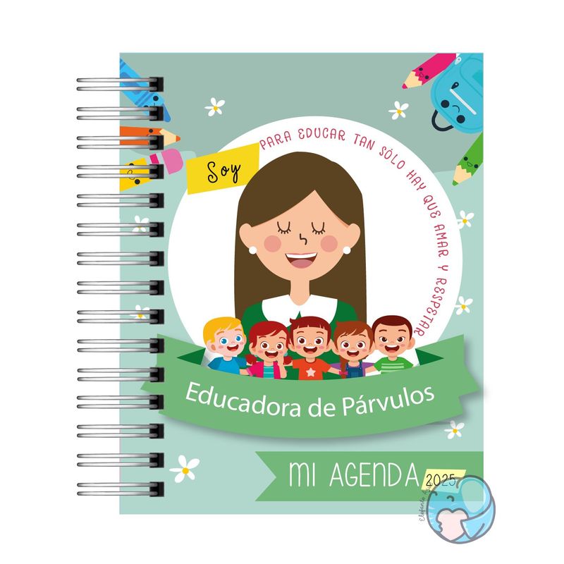 ELEFANTE AZULL - Agenda Educadora de Párvulos 2025