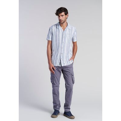 Imagen 2 del producto Camisa Listada Sport Fj Azul