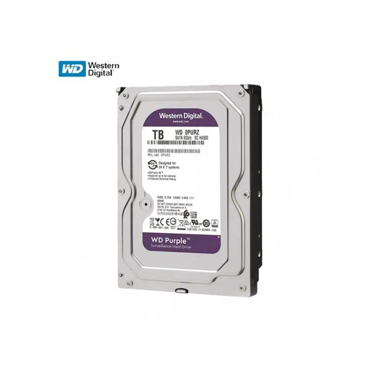 HIKVISION - Disco Duro 1TB De Video 247 purpura