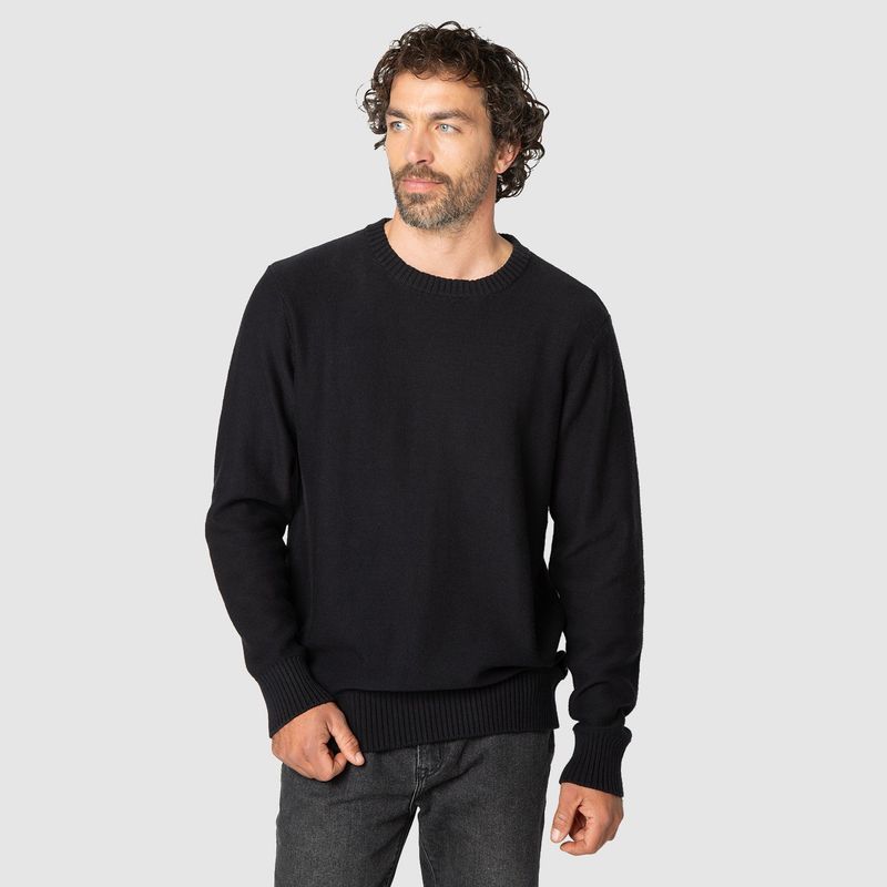 BUBBA - Light Sweater Black Black Bubba