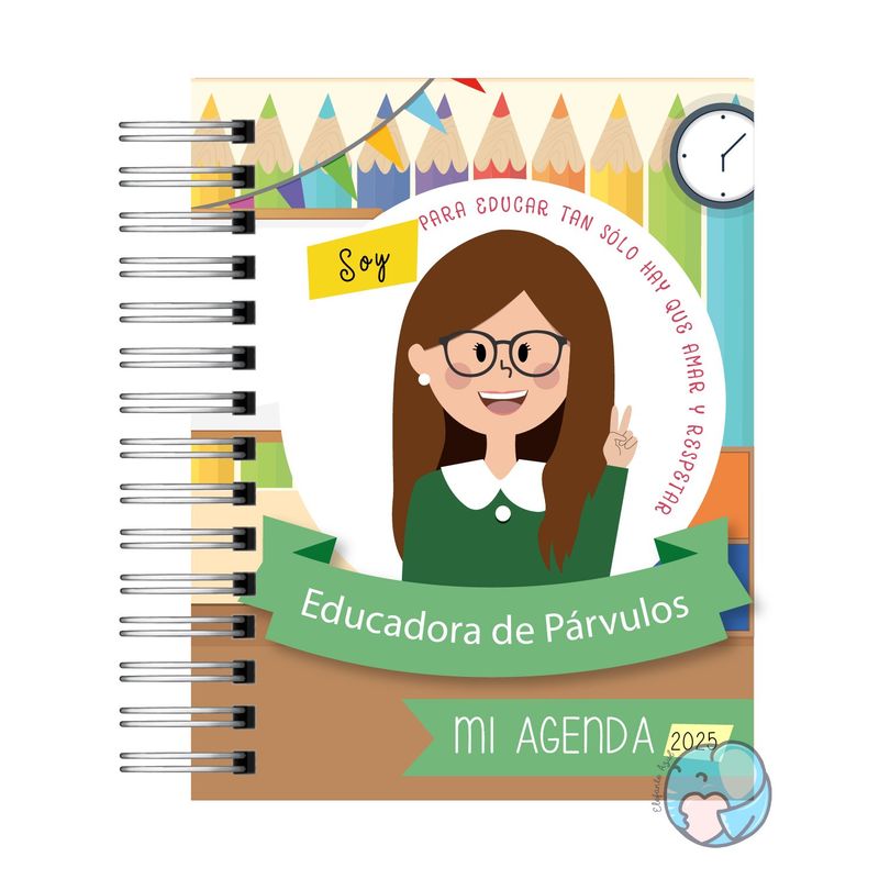 ELEFANTE AZULL - Agenda Educadora de Párvulos 2025