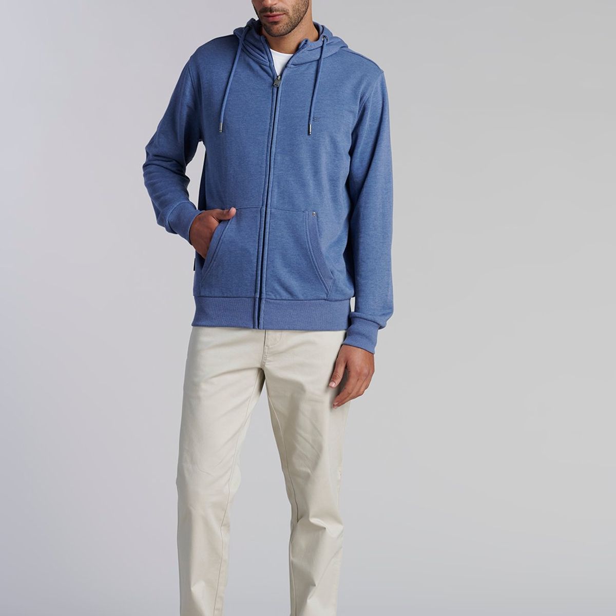 FEROUCH - Poleron Basico Massachussets Azul Ferouch