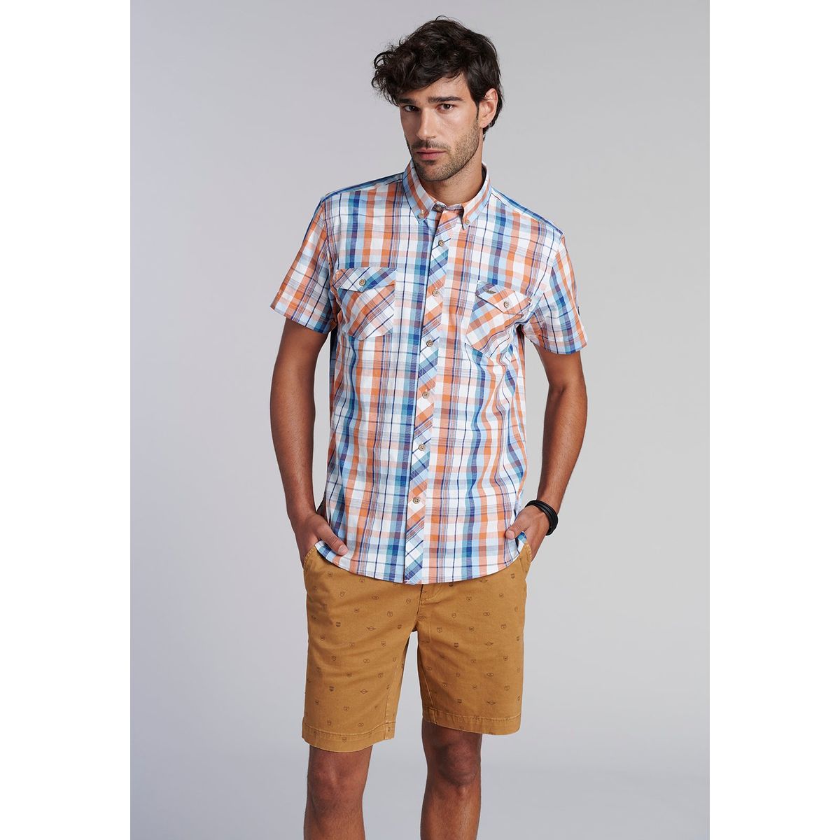 FEROUCH - Camisa Checkered  Toronto Fj Verde Ferouch