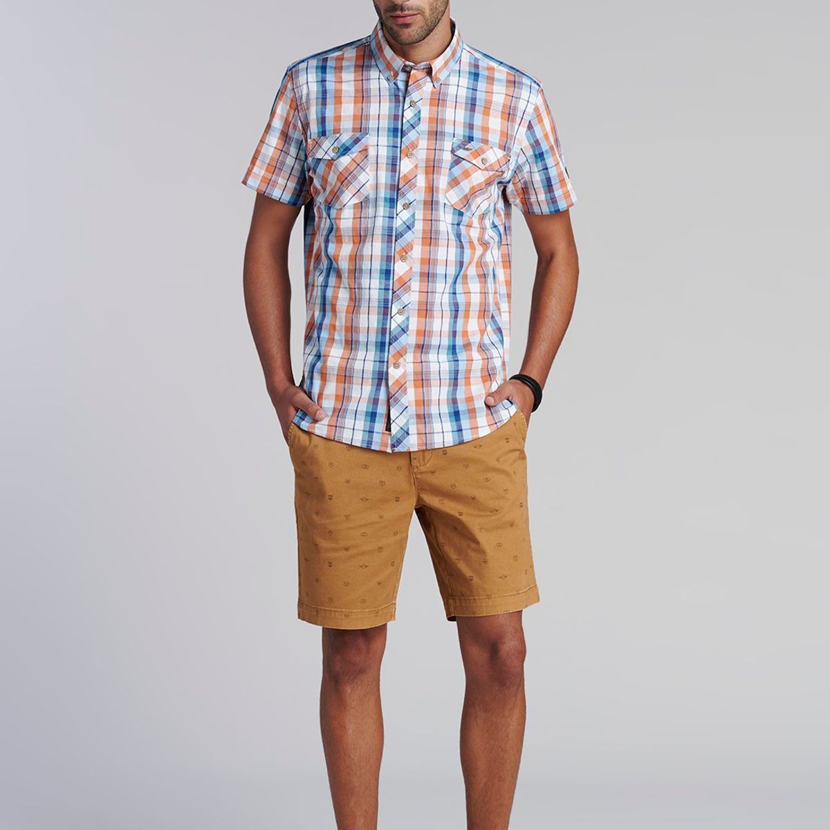 FEROUCH - Camisa Checkered  Toronto Fj Verde Ferouch