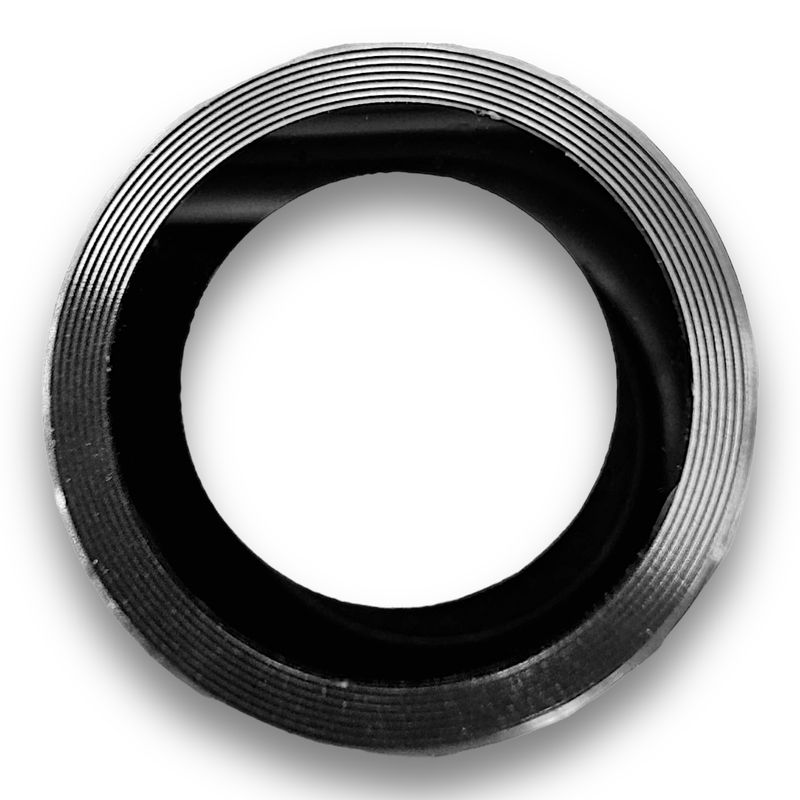 GENERICO - Protector de cámara modelo Metalizado iPhone 11-11pro-11promax Negro